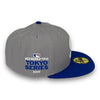 LA Dodgers Tokyo S 59FIFTY Fitted Grey & Blue Hat