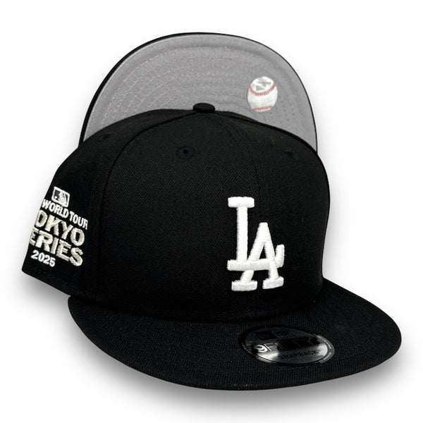 LA Dodgers Tokyo Series 9FIFTY New Era Black Snapback Hat