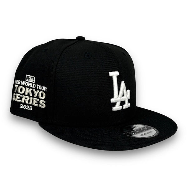 LA Dodgers Tokyo Series 9FIFTY New Era Black Snapback Hat