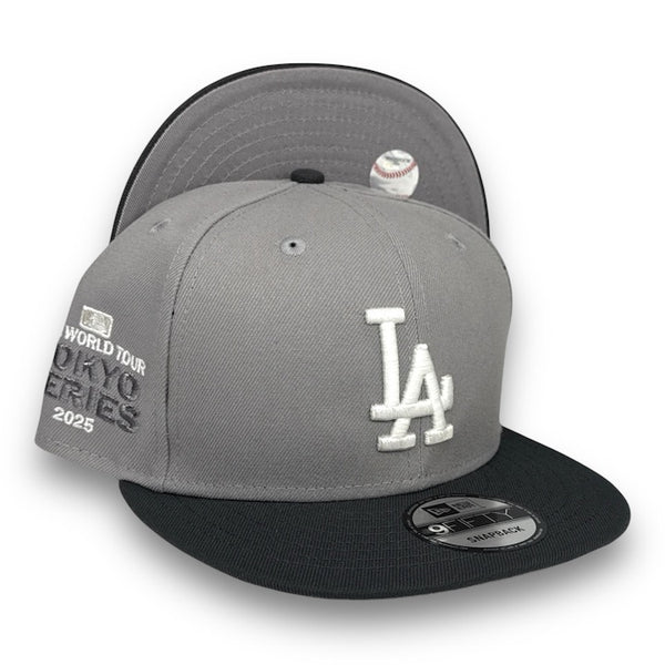 LA Dodgers Tokyo Series 9FIFTY New Era Grey Snapback Hat