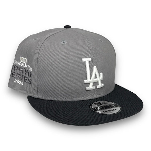 LA Dodgers Tokyo Series 9FIFTY New Era Grey Snapback Hat