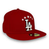 LA Dodgers ☆ Basic 59FIFTY New Era Red Hat