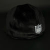 Las Vegas Raiders 59FIFTY New Era Black Velvet & Black Corduroy Fitted Hat Grey Bottom