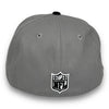 Las Vegas Raiders 59FIFTY New Era Gray & Black Camo Fitted Hat