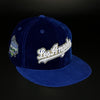 Los Angeles Dodgers 59FIFTY New Era Blue Velvet Fitted Hat Grey Bottom