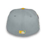 Los Angeles Dodgers 60th 59FIFTY New Era Snow Grey & G Yellow Fitted Hat S Grey UV