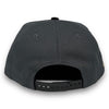 Los Angeles FC New Era 9FIFTY DK Grey & Black Snapback Hat Black Botton