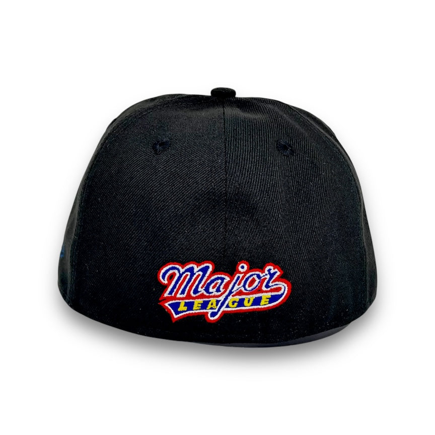 Major League 1989 59FIFTY Black New Era Hat Red UV