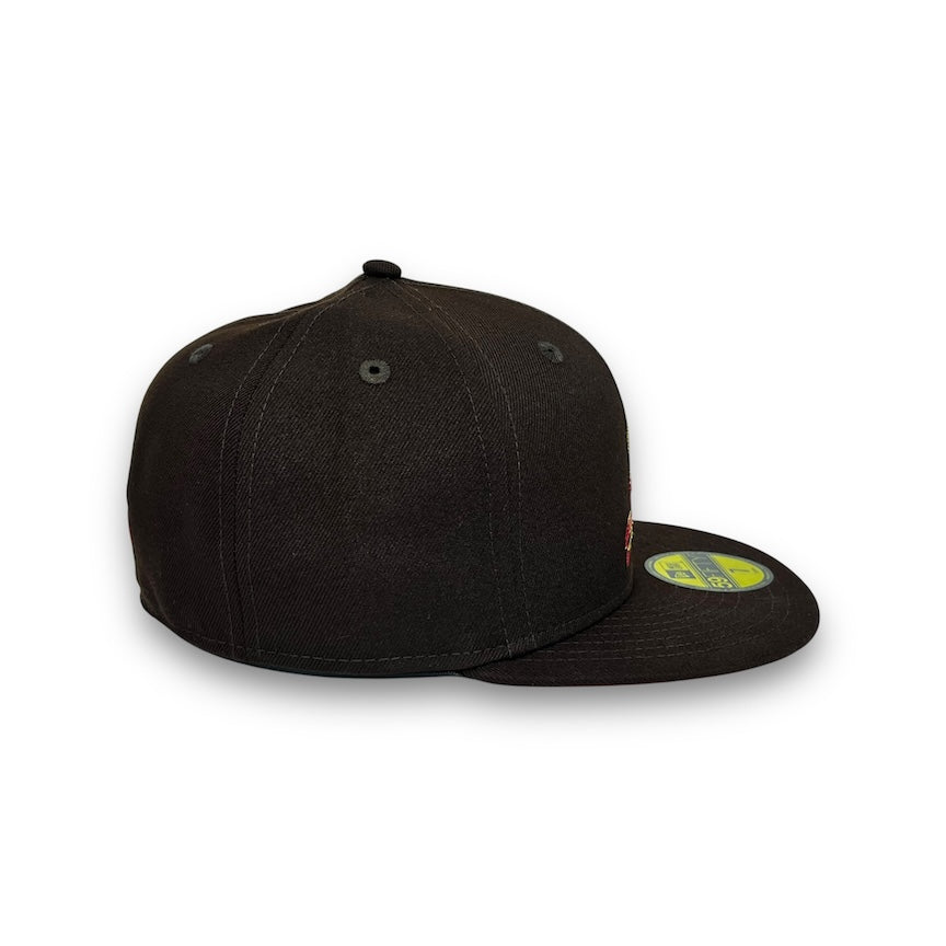 Major League 1989 59FIFTY Brown New Era Hat Red UV
