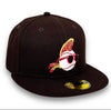 Major League 1989 59FIFTY Brown New Era Hat Red UV