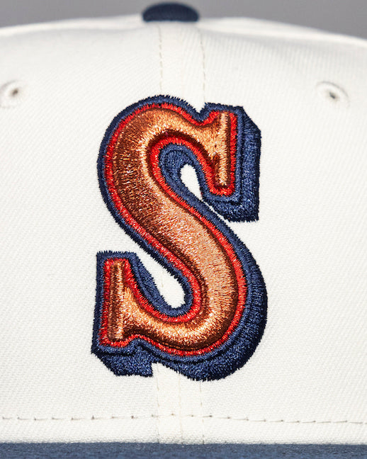 Mariners 59FIFTY Off White New Era Hat