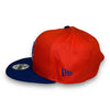 Mets 00SS 9FIFTY New Era Orange & Blue Snapback Hat