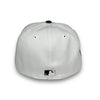 Mets 15 WS 59FIFTY New Era White & Graphite Hat Snow Grey UV