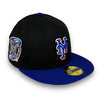 Mets 2000 Subway Series New Era 59FIFTY Fitted Black & Blue Hat