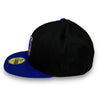 Mets 2000 Subway Series New Era 59FIFTY Fitted Black & Blue Hat