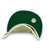 Mets 25th Anni. 59FIFTY New Era Off White & SB Blue Fitted Hat Green Bottom