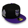 Mets 40th Anni. 59FIFTY New Era Black & Purple Fitted Hat