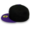 Mets 40th Anni. 59FIFTY New Era Black & Purple Fitted Hat