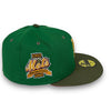 Mets 40th Anni. 59FIFTY New Era Green & Olive Fitted Hat Red Bottom