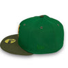 Mets 40th Anni. 59FIFTY New Era Green & Olive Fitted Hat Red Bottom