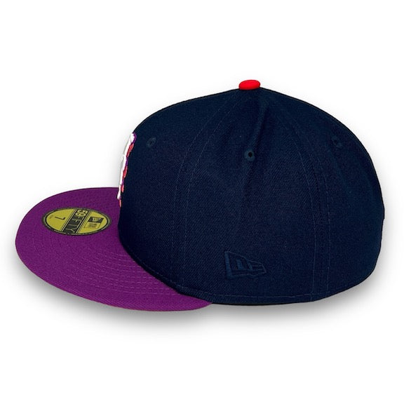 【美品・新品】59FIFTY 7 1/2　メッツ　40周年記念キャップ　パープル Mets 40th Anni. New Era 59FIFTY O. Blue & Purple Hat Lava