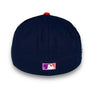 Mets 40th Anni. New Era 59FIFTY O. Blue & Purple Hat Lava Red Bottom