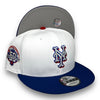 Mets 50th 9FIFTY New Era White & Blue Snapback Hat