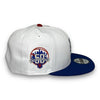 Mets 50th 9FIFTY New Era White & Blue Snapback Hat