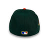 Mets 50th Anni. 59FIFTY New Era Dk Green Fitted Hat Silver Bottom