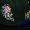 Mets 59FIFTY New Era Green Corduroy & Blue Velvet Fitted Hat Grey Bottom