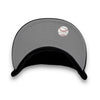 Mets Basic 59FIFTY New Era Black Fitted Hat Gray Bottom