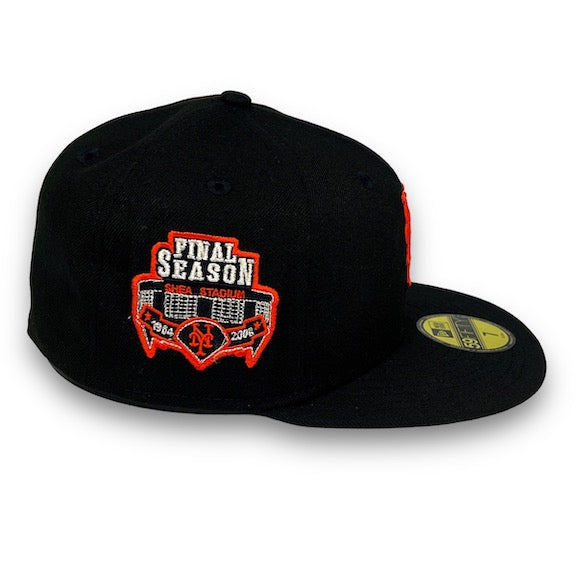 Mets Final Season 59FIFTY New Era Black Fitted Hat