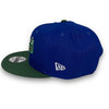 Mets NYC Sunrise New Era 9FIFTY Blue & Green Snapback Hat Grey Botton