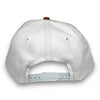 Mets New Era 9FIFTY White & Rust Orange Snapback Hat H Red UV