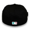 Mets Retro 59FIFTY New Era Black Fitted Hat T Orange Bottom