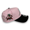 Mets Rose 40th New Era 9FORTY AF Pink & Black Snapback Hat