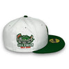 Mets Stadium 59FIFTY New Era White & K Green Fitted Hat