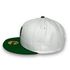 Mets Stadium 59FIFTY New Era White & K Green Fitted Hat