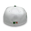 Mets Stadium 59FIFTY New Era White & K Green Fitted Hat