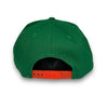 Mets Stadium 9FIFTY Kelly Green Snapback Hat Orange UV