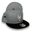 Mets Stadium 9FIFTY New Era DK Grey & Black Snapback Hat