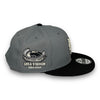 Mets Stadium 9FIFTY New Era DK Grey & Black Snapback Hat