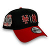 Mets x Yankees 00WS New Era 9FORTY AF Red & Black Snapback Hat