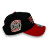 Mets x Yankees 00WS New Era 9FORTY AF Red & Black Snapback Hat