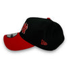 Mets x Yankees 00WS New Era 9FORTY AF Red & Black Snapback Hat