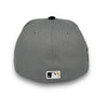 Milwaukee Brewers 59FIFTY New Era Seashore Grey & Navy Fitted Hat Green Bottom