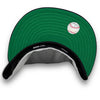 Milwaukee Brewers 59FIFTY New Era Seashore Grey & Navy Fitted Hat Green Bottom