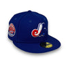 Montreal Expos 35th Anni. New Era 59FIFTY Fitted Royal Blue Hat