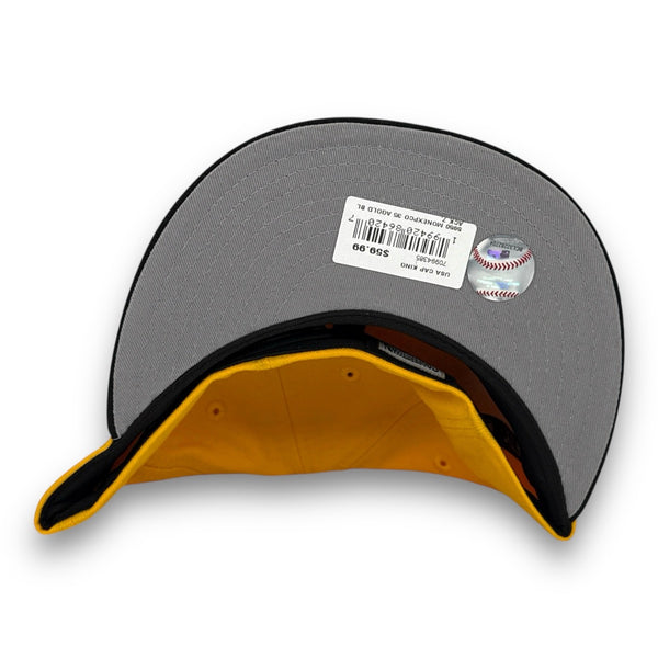 Montreal Expos 59FIFTY New Era Yellow & Black Hat