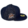 NY Giants 54 WS New Era 59FIFTY Denim Fitted Hat Gray Bottom